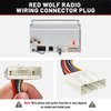 RED WOLF Car Radio Stereo Wire Harness with Antenna Adapter Cable Connector for Select 2007-2013 Nissan Subaru Infiniti Murano