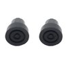 PCP Replacement Cane Tips, 1 inch / 2.5 cm Diameter (Black, Two Tips), Black, 1-Inch Diameter