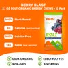 PROBAR - Bolt Organic Energy Chews, Berry Blast, Non-GMO, Gluten-Free, USDA Certified Organic, Healthy, Natural Energy, Fast Fuel Gummies with Vitamins B & C (12 Count)