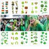 COKOHAPPY 169Pcs St Patricks Day Temporary Tattoos Face Sticker, 20 Sheets Body Temporary Tattoos Decorative Stickers for Saint Patrick's Day Party Favor Decoration