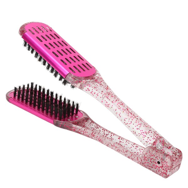 ZIZEV Double Sided Brush for Straightening Hair, Innovative Design, Efficient Straightening, Gentle on Hair, Quick Drying, Versatile Functionality
