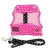 Doggie Design Cool Mesh Dog Harness Under the Sea Collection - Sunglasses Pink and Black (S)