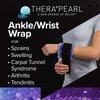 TheraPearl Color Changing Ankle & Wrist Wrap, Reusable Hot Cold Therapy Pack with Gel Beads, Best Ice Pack for Sprains, Flexible Hot and Cold Compress for Pain Relief, Sports Injuries, and Swelling
