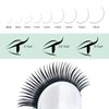 EMEDA Premade Fans Spike Wet Eyelash Extension Individual Cluster Lashes 0.07 C D Curl Wet Lash Spike Clusters DIY Lash Extensions Super Matte Wet Look Lashes (0.07 D Curl Mix 8-15mm)
