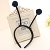 YAXAMING 2 Pcs Halloween Bee Antenna Headband Black Antenna Hair Hoops Animal Headpiece Hairband Hair Bands Women Christmas Cosplay Holiday Festival Parade Wedding Dress Up Birthday Party Accessories