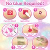 Temporary Glitter Tattoo Kit for Kids - Glitter Gel & Metallic Tattoo with 300+ Stencils - Craft Kits Christmas Halloween Gifts for 6-8 Year Old Girls & Boys - Birthday Party Favors for Kids 4-8-12