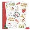 AOYOO Christmas Decorations Temporary Tattoos, 30 Glitter Styles Tattoos, Stocking Stuffer for Kids, Merry Christmas Party Favors, Xmas Tree and Lights, Santa, Christmas Eve Gift Christmas Accessories