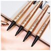 2 Pcs Magic Eyebrow Pencil Eyebrow Microblading Pen,Eye Makeup Eyebrow Pen Micro 4 Point Brow Pen Lift & Snatch Eyebrow Microblading Pen Creates Natural Looking Brows,Light & Dark Brown