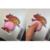 JA-RU Tooshie Squishy Stickers (3 Packs of 2) 3D Stickers Squeeze Stretch Pinch The Tooshie Butt Squishy Stress Relief Fidget Toy for Kids and Adults. Stress Ball Goodie Bag Stuffers. 4416-3s