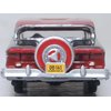 Oxford Diecast 1958 Edsel Citation Silver Gray Metallic with Ember Red Top and Red Interior 1/87 (HO) Scale Diecast Model Car 87ED58008