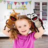 JUSTQUNSEEN Hand Puppet Realistic Plush Puppet 13",Insect Animal Puppets for Kids Insect Stuffed Animal Hand Puppet with Moveable Mouth,Soft Stuffed Ants Puppet Story Toy Puppets Role Play Show Game