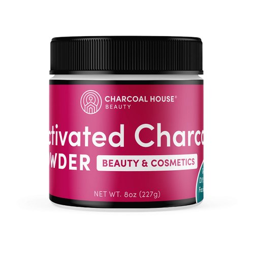 Charcoal House Activated Bamboo Charcoal Powder Food Grade - Beauty & Cosmetics - Use in Skin Care, Body Scrub, Facial Cleanser, Face Wash and More - Great for Teeth & Soap Making - 6 oz