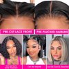 Wear and Go Glueless Bob Wig Human Hair Pre Plucked Pre Cut 4X4 HD Lace Closure Bob Wigs Human Hair For Black Women Straight Short Bob Wigs Human Hair Glueless For Beginners 180% Density 12 inch