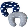 Biloban Nursing Pillow Cover 2 Pack for Breastfeeding Pillow, Ultra Soft and Cozy Nursing Pillow Slipcovers, Snug Fits Boppy Pillow, Great, Perfect Newborn Gift, Best Choice for Mom or Baby