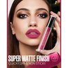 HANLADY Pink Lipstick Matte Liquid Lipstick Long Lasting for Women Smudgeproof Lipsticks Color Stay Hot Pink Lipsticks Vegan Cruelty-Free Lip Gloss(908 Heart On)