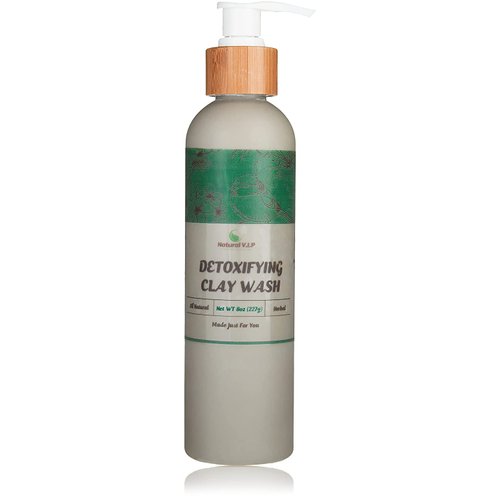 Natural V.I.P. Clay Masque For Natural Hair Softens and Defines Curls with Apple Cider Vinegar to Shampoo and Rinse