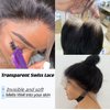 YOKADA HAIR 360 Lace Front Wigs Human Hair Pre Plucked Exotic Kinky Curly Wig 180 Density Lace Frontal Real Virgin Soft Brazilian Hair for Black Women 20 Inch (Pack of 1), 360 wig