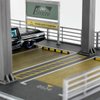 Hot Diecast Wheels Display Case - 1/64 Scale Die-cast Model Car Organizer, Hot Diecast Wheels Parking Garage Dioramas with 15 Parking Spaces (Horizontal Railing)