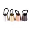 Suoirblss 2PCS Circle Cuff Metal Hair Ties Hair Band Hair Rope Accessories Metal Elastic Hair Clips Ponytail Hair Cuff Headwear Hair Holder for Lady Women (Gold + Silver)