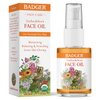 Badger Face Oil, Seabuckthorn, Certified Organic, Seabuckthorn Oil, Organic Face Oil, Moisturizing Facial Oil, Natural Face Oil, 1 oz Glass Bottle