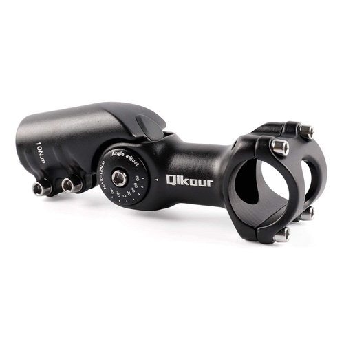 Suncentech Bike Stem 120 Degree Adjustable Bicycle Stem 1" / 1.25" Handlebar Riser Adapter for Road Bike, Mountain Bike, MTB, BMX, Cycling (95, Handlebar Diameter 25.4mm/1")