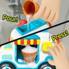 PSXTCU Baby Bubble Bath ice Cream Foam tub Toys Machine Maker Bubble Car for Bathtub Bath Toy Kids Ages 1-3,Bubble Maker Toy for Toddlers Bath Toys 4-8 Years Old Girl Gifts