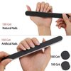 50 Pcs Nail Files for Acrylic Nails 100/180 Grit Double Sides Fingernail Files Professional Manicure Tools for Home Salon
