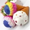 Magik Scented Jumbo Squishies Unicorn Bear Ice Cream Cone Galaxy Toys Cute Slow Rising Squishy Kids Children Adult for Holiday and Stress Relieve (Ice Cream Pink/White/Blue, 7.48 x 4.13 Inch)