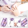 Portable Nail Drill Kit Rechargeable 30000 RPM Electric Professional Cordless Efile Nail Drill Machine Set for Acrylic Nails, Polishing, Manicure Pedicure Tool