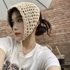Andy's Orchids Crochet Hair Bandanas Headscarf, 2PCS Triangle Hair Scarf for Women Girls, Cute Headband, Vintage Boho Head Kerchief, Handmade Hollow Knitted Turban