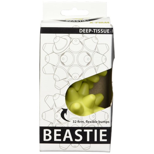 RumbleRoller X-Firm Beastie Ball x2-2 Extra Firm Massage Roller Balls - Spiky Massage Ball Excellent for Working on Troublesome Muscles