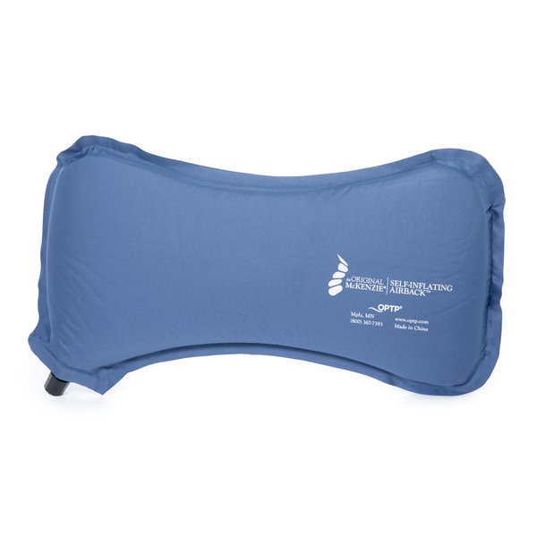 OPTP The Original McKenzie Self-Inflating AirBack Lumbar Support Low Back Support Pillow and Compact Travel Pillow - The Inflatable Lumbar Pillow Preferred by Physical Therapists