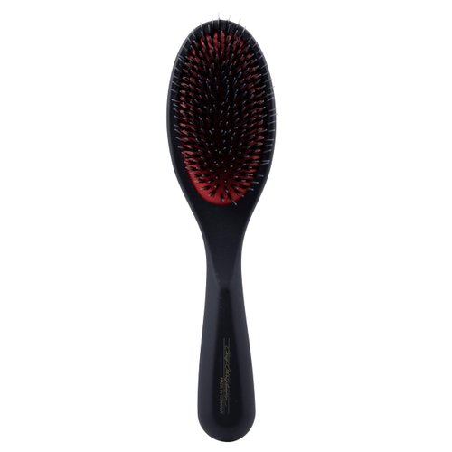Chris Christensen Andreas Dog Brush, Mason-Pearson Style Boar and Nylon Bristle Brush, Groom Like a Professional, Lightweight Beechwood Handle, Stimulate Natural Oil Production, Medium