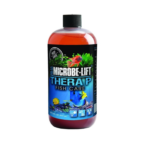 MICROBE-LIFT THERAPH16 TheraP Fish Care Treatment for Freshwater and Saltwater Home Aquariums and Tanks, 16 Ounces