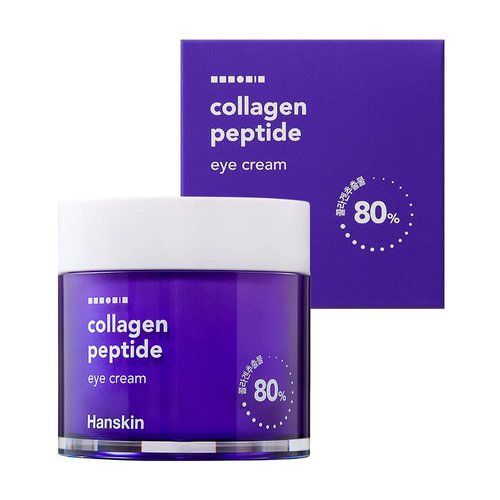 Hanskin Collagen Peptide Eye Cream (80ml). Made with 80% Collagen Extract and 20% Peptide. Advanc...