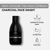 The Man Company Activated Charcoal Face Wash for Men - 100ml | Enriched with Ylang Ylang & Argan Essential Oils | Anti Pollution, Acne Oil Control | Deep Cleansing | Blackheads Removal