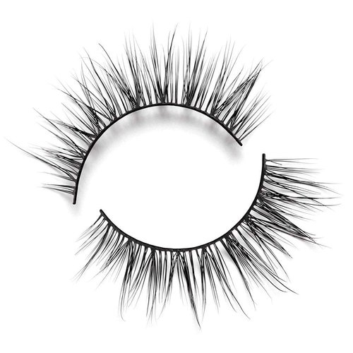 Lilly Lashes Royalty - Lite Mink Lashes | False Eyelashes Perfect for Small, Mono Lid And Almond Eyes | Cat Eye Mink Strip Fake Dramatic Fluffy Flare Lashes 15mm length, Reusable Up to 15 wears