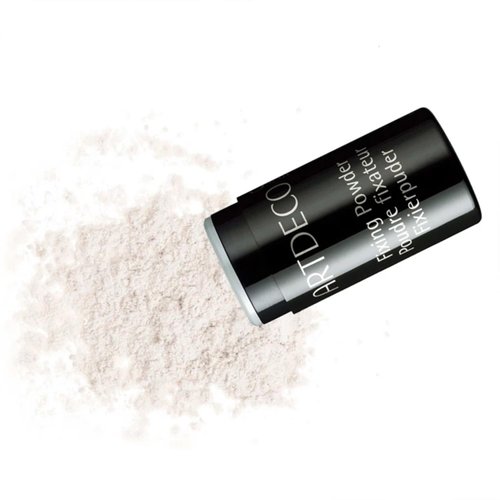 ARTDECO Fixing Powder Caster - Transparent Loose Setting Powder - Mattifies Makeup, Sets Cream Products - Ideal for Oily Skin - Dermatologically Approved - 0.35 Oz