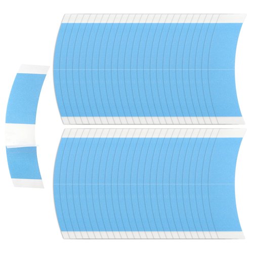 Prasacco 50 Pcs Double Sided Wig Tape, Lace Front Tape for Wigs Waterproof Lace Wigs Adhesive Wig...