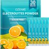 OZENKE Electrolytes Powder Packets, 30 Sticks Hydration Packets Sugar Free, Electrolyte Drink Mix Portable Electrolyte Packets for Rapid Hydration, 0 Sugar & 0 Calorie, Orange Flavor