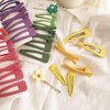 7Pcs Yellow Sweet Flower Women Girl Barrette Bobby Pin Hairpin Hair Clips Decoration Elegant Gold Gifts，Clips and Barrettes，Hair Clips for Women’s and Girls