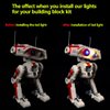 Kyglaring LED Lighting Kit (No Model) Designed for Lego Star Wars BD-1 75335 Model Building Set - Without Lego Set (Classic Version)