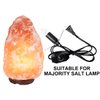 OHLGT Salt Lamp Cord Replacement 1 Pack with Dimmer Switch 5 feet Lamp Cord and 6-Pack Halogen Salt Lamp Bulbs(15 Watts)