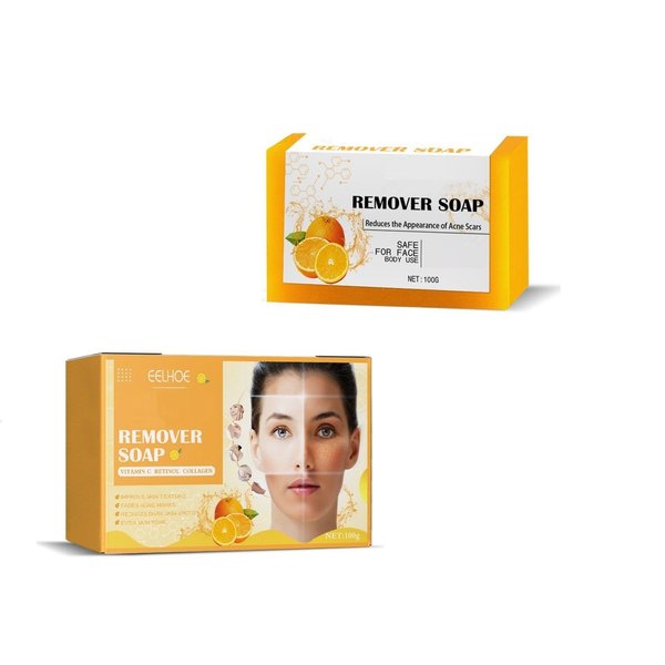 Ginaday Turmeric Soap Bar for Face and Body Deep Cleansing Scrub Exfoliating.(1Pcs)
