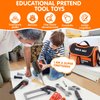 Kids Tool Set- 48PCS Toddler Tool Set Toys with Electronic Toy Drill, Tool Bag&Tool Belt&Tape Measure, Pretend Play Kids Construction Tool Kits Toy for Boys, Kids Birthday Gift for Boys Girls Ages 3+