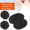 Armpit Sweat Pad, Strong Adhesion Underarm Sweat Pads Antiperspirants, Black 60pcs Underarm Armpit Sweat Pads Non‑Woven Fabric Dress Clothing Underarm Pads for Clothes Shirt