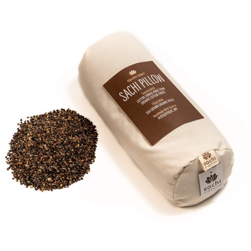 Sachi Organics Buckwheat Cylinder Neck Pillow