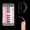 NOVO OVO 100 pcs Long Hawk Curved Nail tips, Clear Cystal Extra Super Extreme Deep Curve Half Cover Tapered Square Eagle Claw Soft Gel False Nail Extension for Acrylic Nails x 10 Sizes in Box