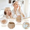 WSICSE Spa Headband for Face Washing, Face Wash Headband Skincare Headbands and Wrist Washband Set Soft Makeup Headband for Women Girls Skin Care, Makeup Removal