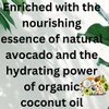 OLAZARAH Skin Aglow Hydrating Avocado & Coconut Oil Infused Body Cream - Natural 24-Hour Moisturizer for Nourished, Silky Smooth Skin, 10 Fl. oz